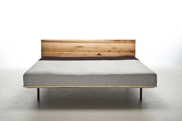 Recycling MODO - hochwertiges minimalistisches schlichtes Designerbett aus Holz